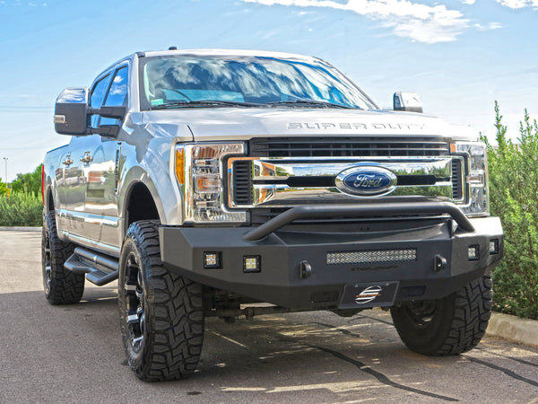 Steelcraft 71-11380HP 2017-2022 Ford F250/F350/F450/F550 Super Duty Fortis Front Bumper - BumperStock