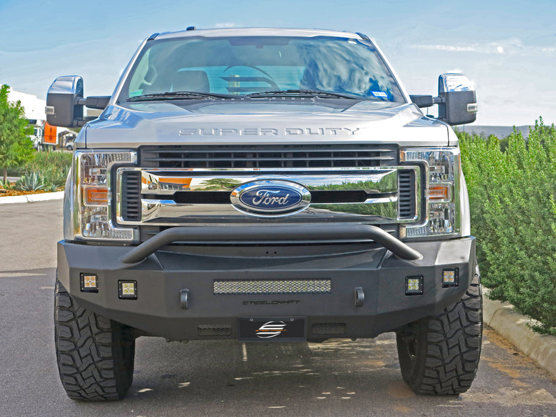 Steelcraft 71-11380HP 2017-2022 Ford F250/F350/F450/F550 Super Duty Fortis Front Bumper - BumperStock