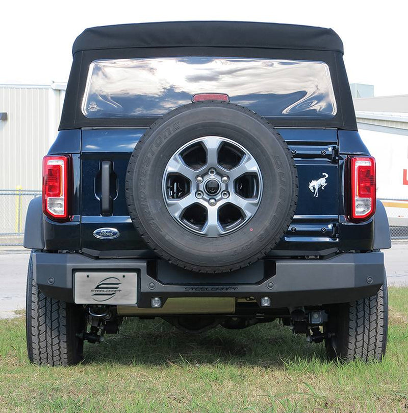 Steelcraft 76-21350 2021-2023 Ford Bronco Fortis Rear Bumper - BumperStock