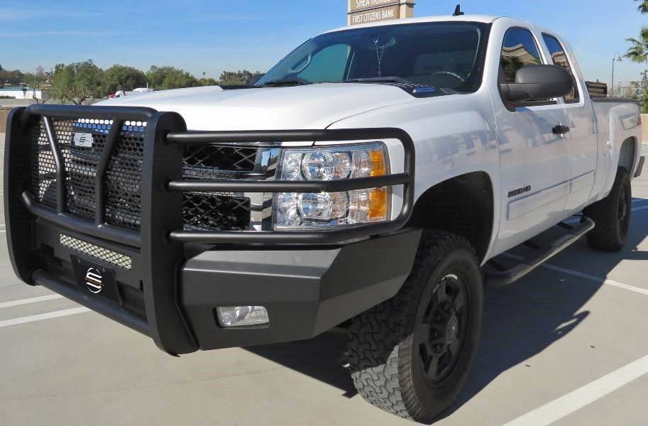 Steelcraft AL60-10410 2011-2014 Chevy Silverado 2500/3500 HD Elevation Aluminum Front Bumper - BumperStock