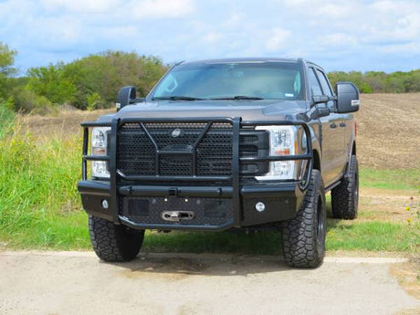 Steelcraft HD11390RCCW 2023-2024 Ford F250/F350 Super Duty HD Front Bumper Replacements Winch Ready - BumperStock