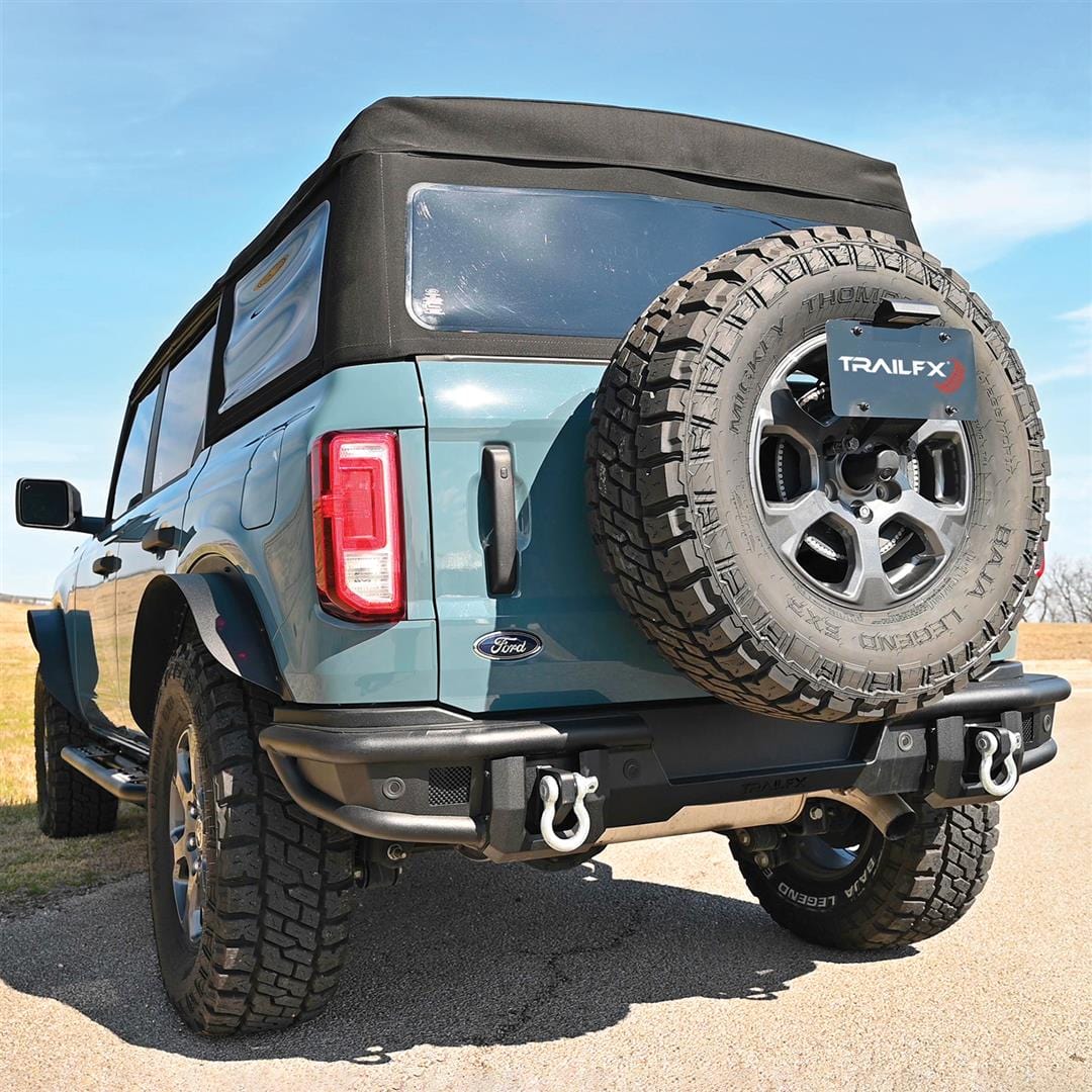 Genuine Ford 2021-2024 Bronco Sport Black Rear Bumper Protector Applique – M1PZ-17B807-A