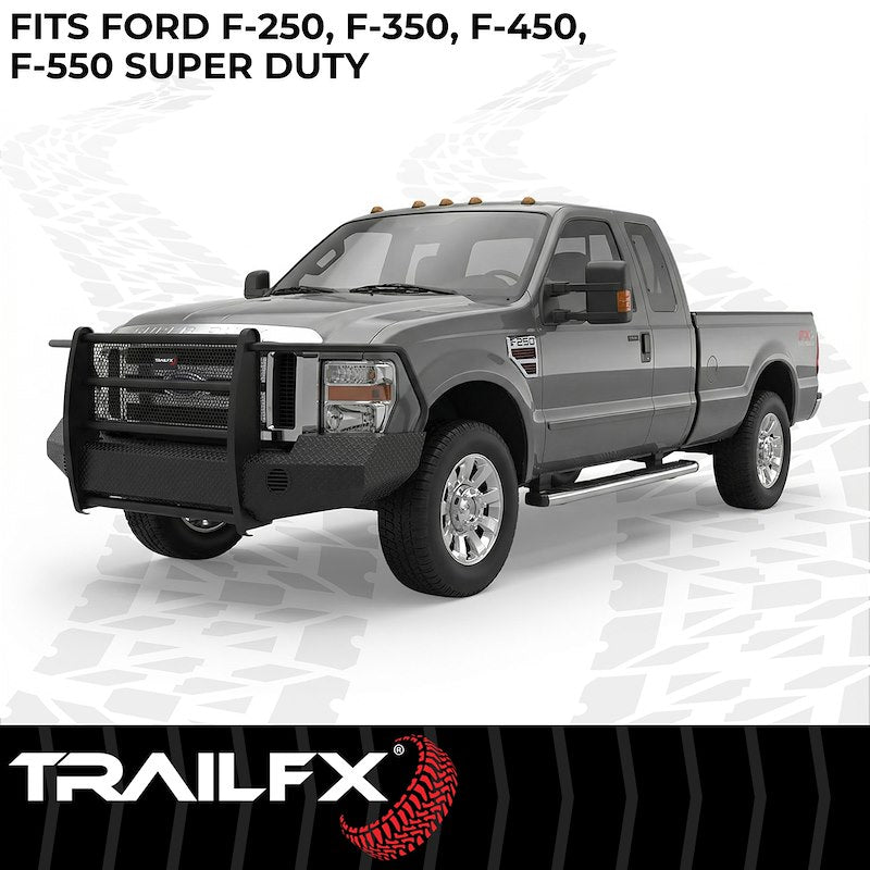 TrailFX FX3002A 2005-2007 Ford F250/F350/F450/F550 Super Duty Full Replacement Front Bumper - BumperStock