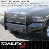 TrailFX FX3002A 2005-2007 Ford F250/F350/F450/F550 Super Duty Full Replacement Front Bumper - BumperStock