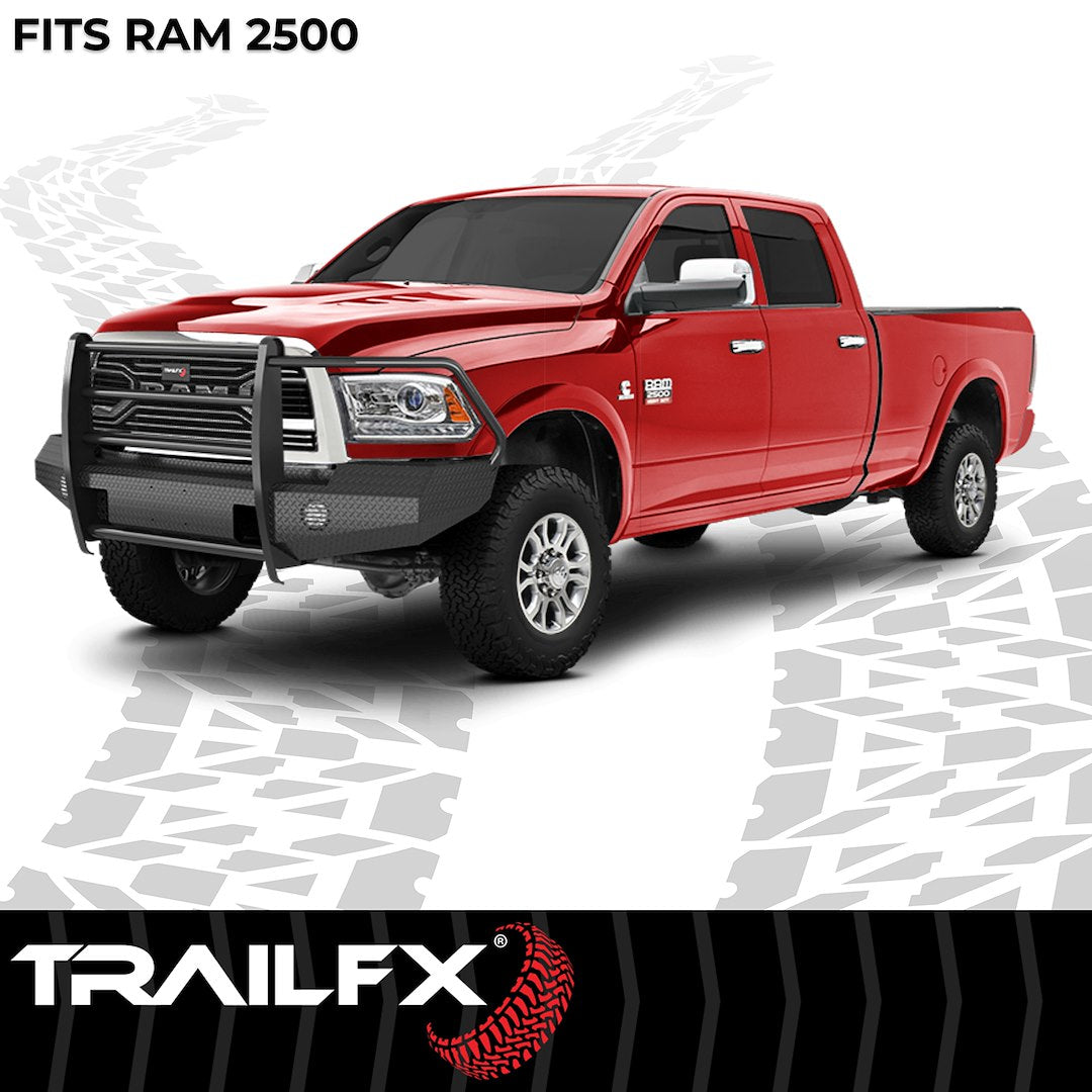 TrailFX FX3008A 2010-2018 Dodge Ram 2500/3500 Full Replacement Front Bumper - BumperStock