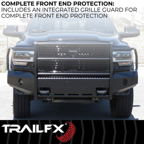 TrailFX FX3008A 2010-2018 Dodge Ram 2500/3500 Full Replacement Front Bumper - BumperStock