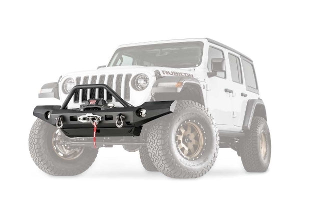 WARN 101337 2018-2025 Jeep Wrangler JL Elite Front Winch Bumper - BumperStock