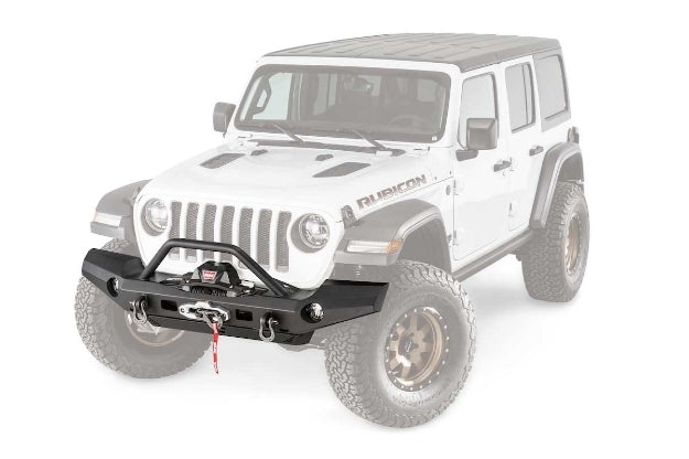 WARN 101337 2018-2025 Jeep Wrangler JL Elite Front Winch Bumper - BumperStock
