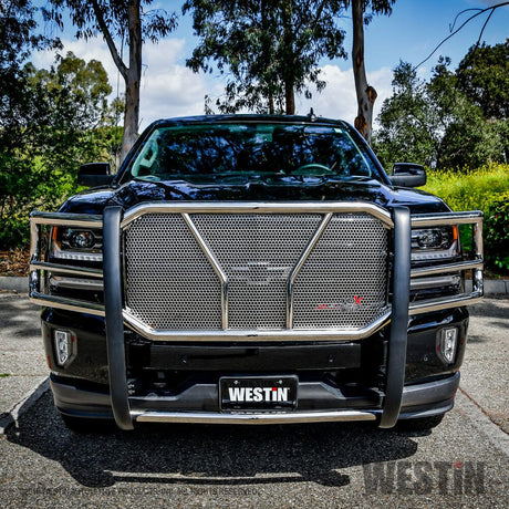 Westin 57-3870 Chevy Silverado 1500 2016-2018 HDX Grille Stainless - BumperStock
