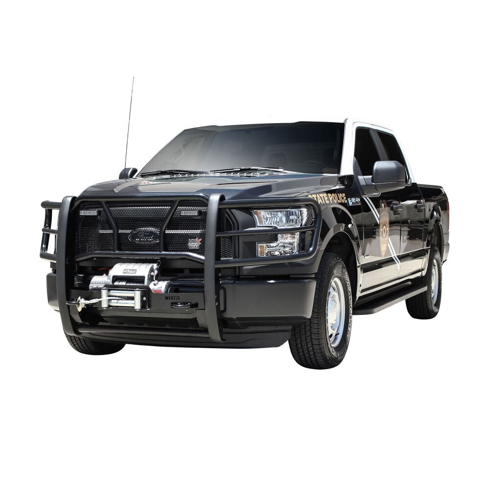 Westin 57-93835 Ford F150 2015-2020 HDX Winch Mount Grille Black - BumperStock