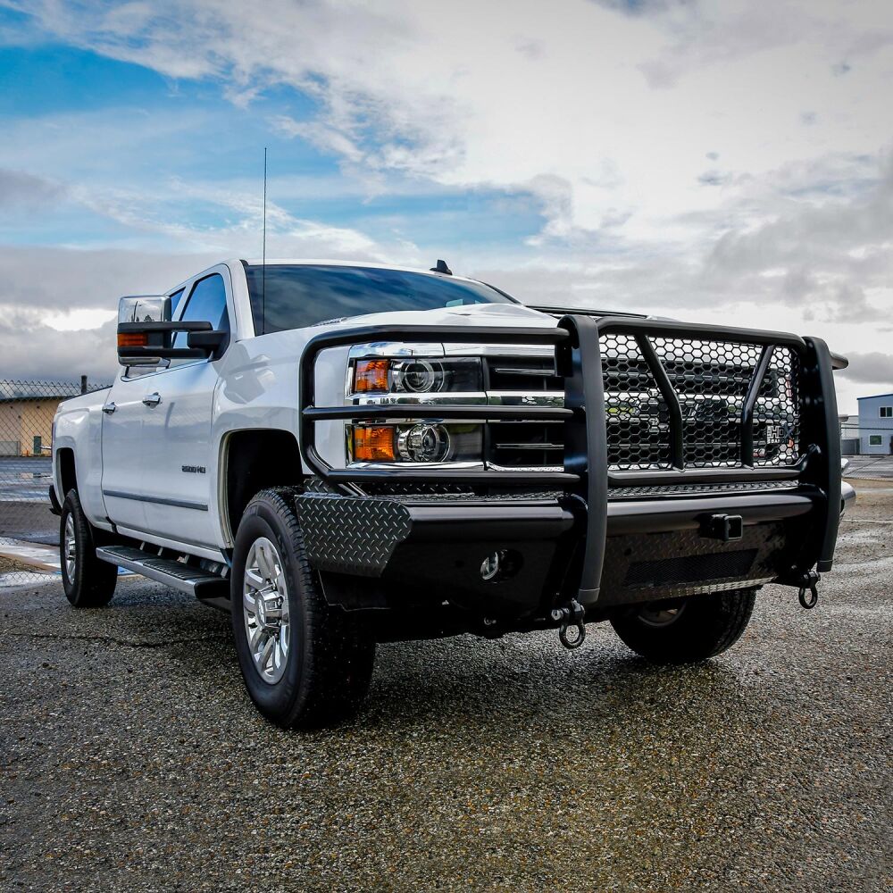 Westin 58-31155 Chevy Silverado 2500/3500 HD 2015-2019 HDX Bandit Front Bumper - BumperStock