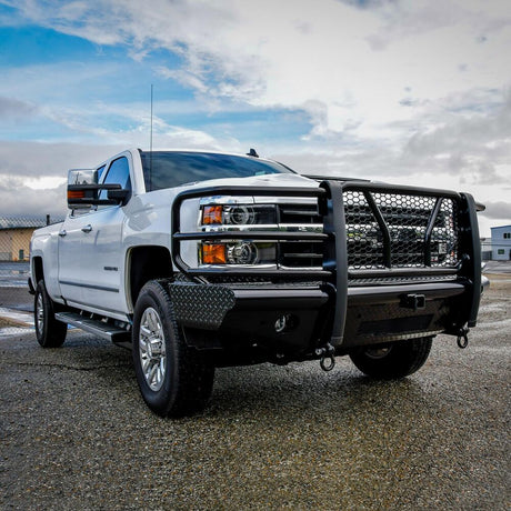 Westin 58-31155 Chevy Silverado 2500/3500 HD 2015-2019 HDX Bandit Front Bumper - BumperStock