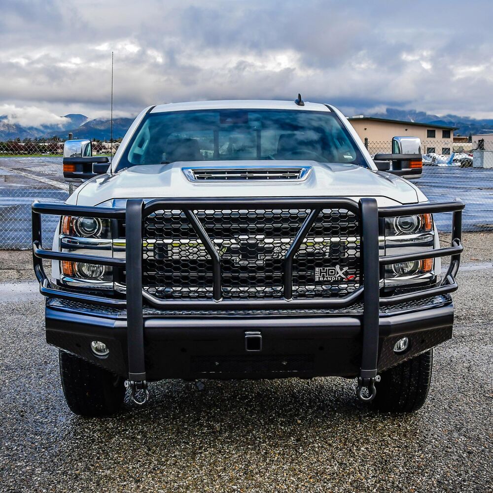 Westin 58-31155 Chevy Silverado 2500/3500 HD 2015-2019 HDX Bandit Front Bumper - BumperStock