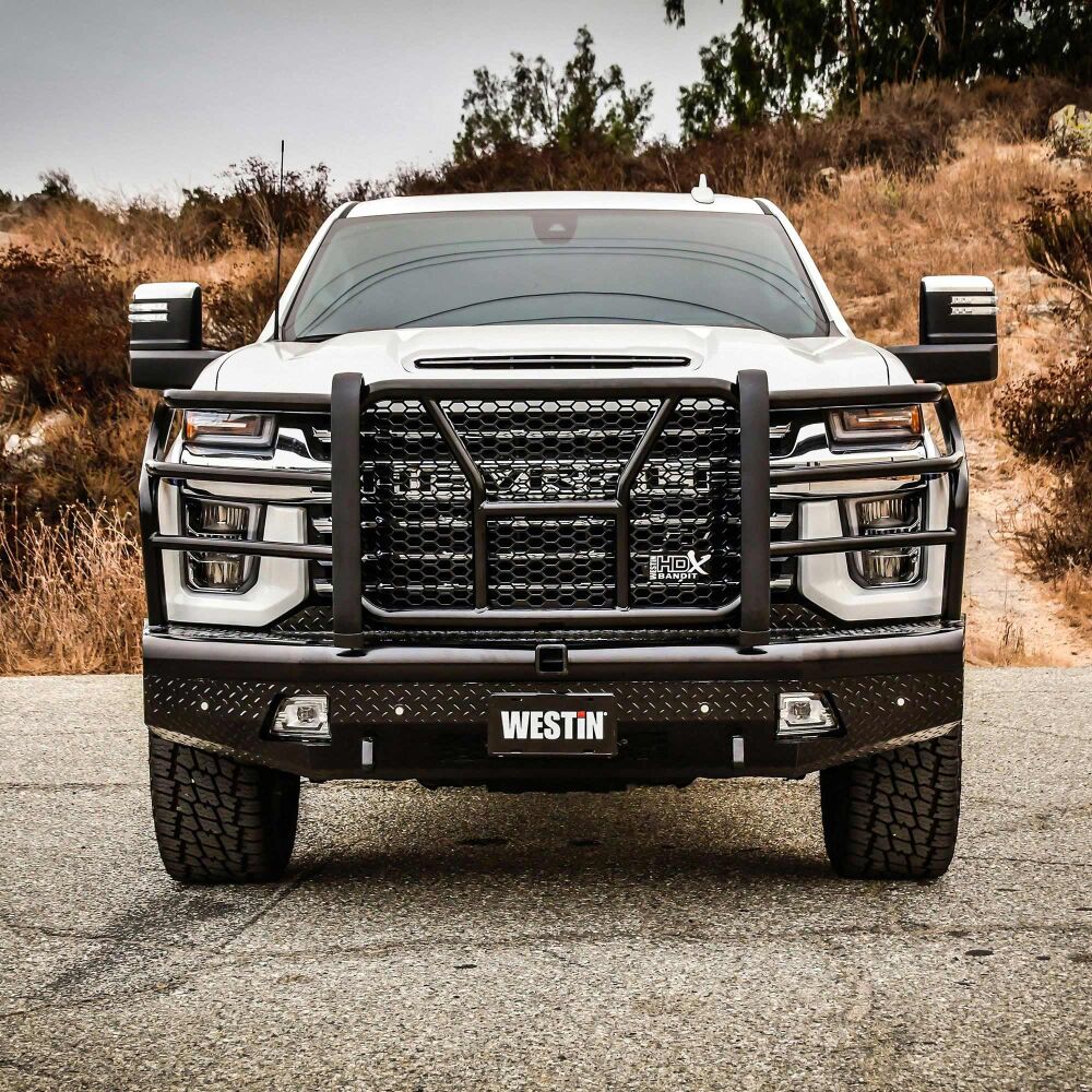 Westin 58-31185 2020-2023 Chevy Silverado 2500/3500 HD HDX Bandit Front Bumper - BumperStock