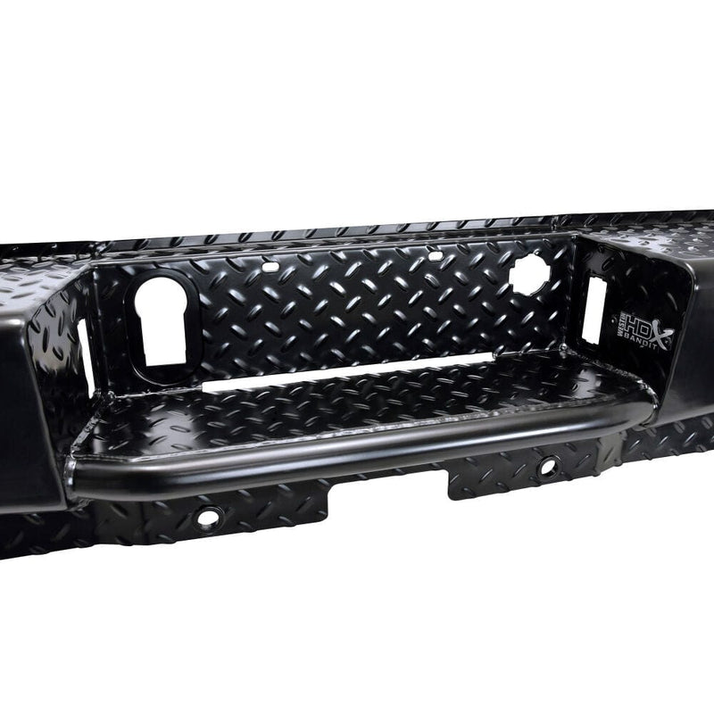 Westin 58-341155 GMC Sierra 2500/3500 HD 2015-2019 HDX Bandit Rear Bumper Black Finish - BumperStock
