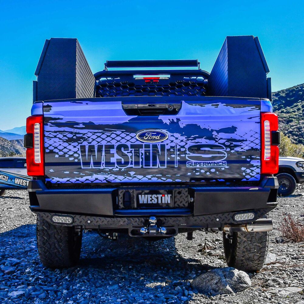 Westin 58-341205 Ford F250/F350 Super Duty 2023-2025 HDX Bandit Rear Bumper - BumperStock