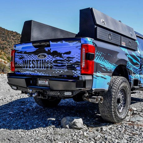 Westin 58-341205 Ford F250/F350 Super Duty 2023-2025 HDX Bandit Rear Bumper - BumperStock