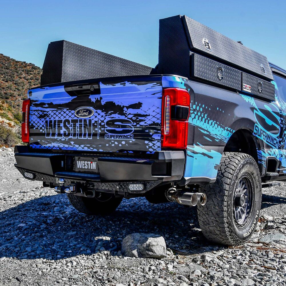 Westin 58-341205 Ford F250/F350 Super Duty 2023-2025 HDX Bandit Rear Bumper - BumperStock