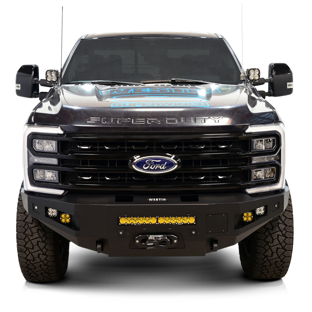 Westin 58-411305 Pro-Series 2023-2025 Ford F250/F350 Super Duty Front Winch Bumper - BumperStock