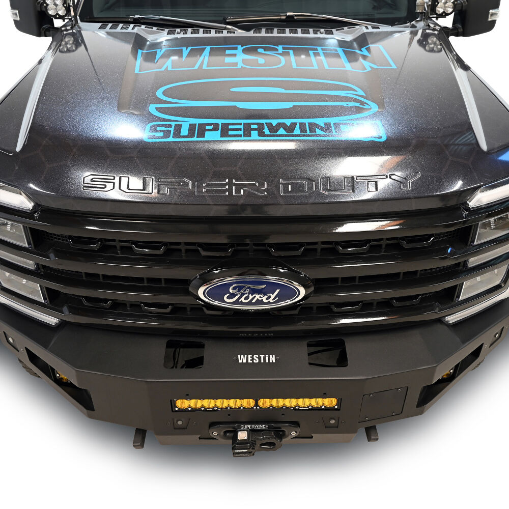 Westin 58-411305 Pro-Series 2023-2025 Ford F250/F350 Super Duty Front Winch Bumper - BumperStock