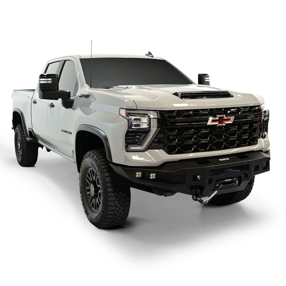 Westin 58-414215 Pro-Series 2024-2025 Chevy Silverado 2500/3500 HD Front Winch Bumper - BumperStock