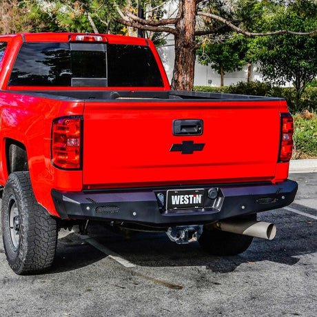 Westin 58-421005 Chevy Silverado 1500 2014-2018 Pro-Series Rear Bumper - BumperStock