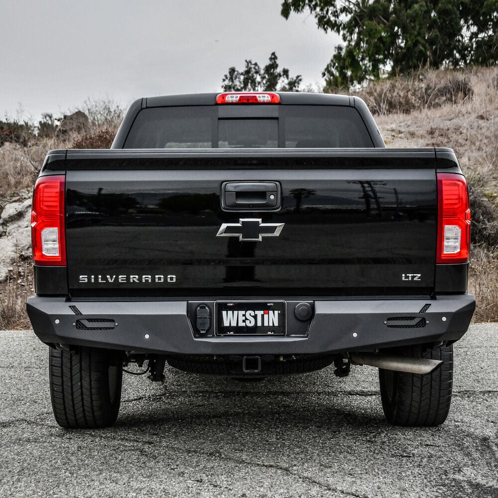 Westin 58-421005 Chevy Silverado 2500/3500 HD 2015-2019 Pro-Series Rear Bumper - BumperStock