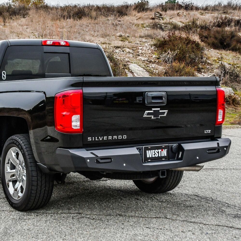 Westin 58-421005 GMC Sierra 2500/3500 HD 2015-2019 Pro-Series Rear Bumper - BumperStock