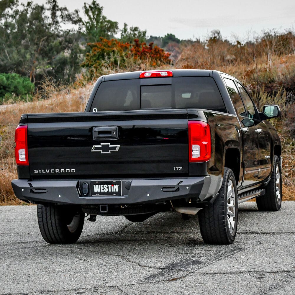 Westin 58-421005 GMC Sierra 2500/3500 HD 2015-2019 Pro-Series Rear Bumper - BumperStock