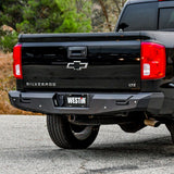 Westin 58-421005 GMC Sierra 2500/3500 HD 2015-2019 Pro-Series Rear Bumper - BumperStock
