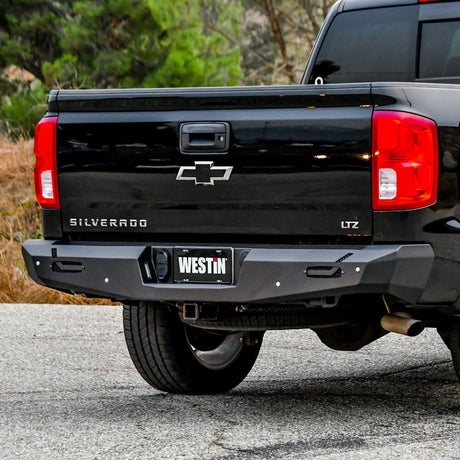 Westin 58-421005 GMC Sierra 2500/3500 HD 2015-2019 Pro-Series Rear Bumper - BumperStock