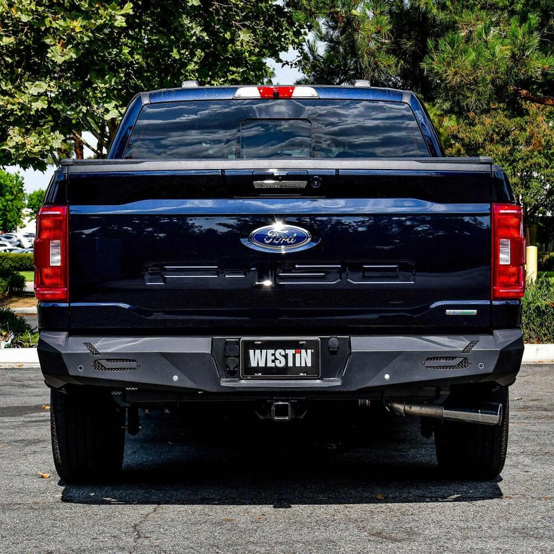 Westin 58-421015 Ford F150 2015-2020 Pro-Series Rear Bumper Black Finish - BumperStock