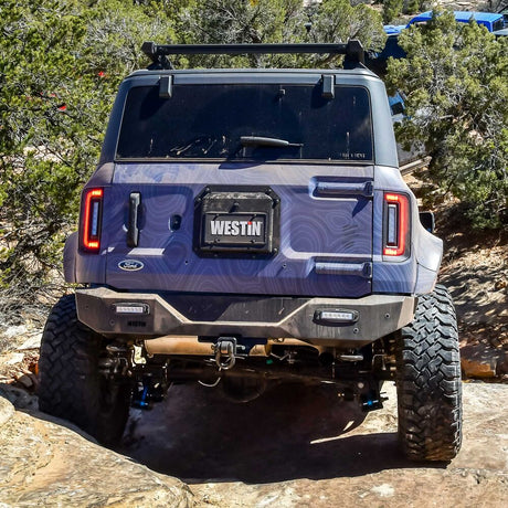 Westin 58-421255 Ford Bronco 2021-2025 Pro-Series Rear Bumper - BumperStock