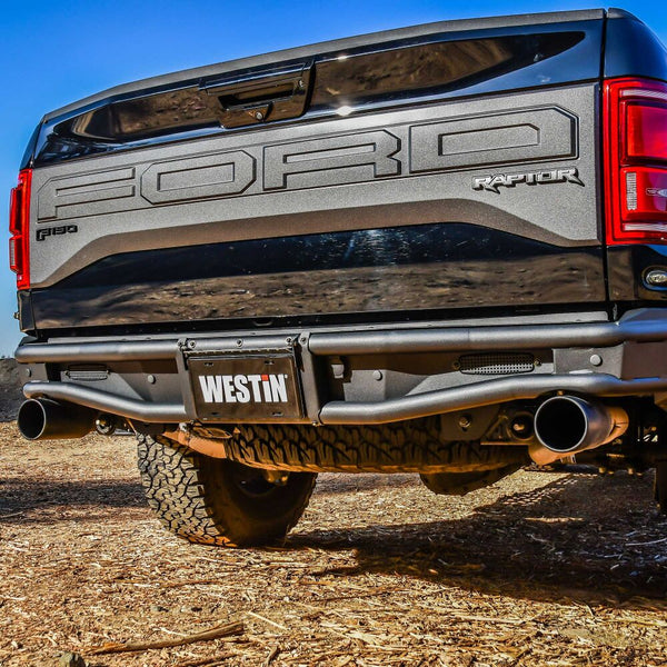 Westin 58-82025 Ford F150 Raptor 2017-2020 Outlaw Rear Bumper - BumperStock