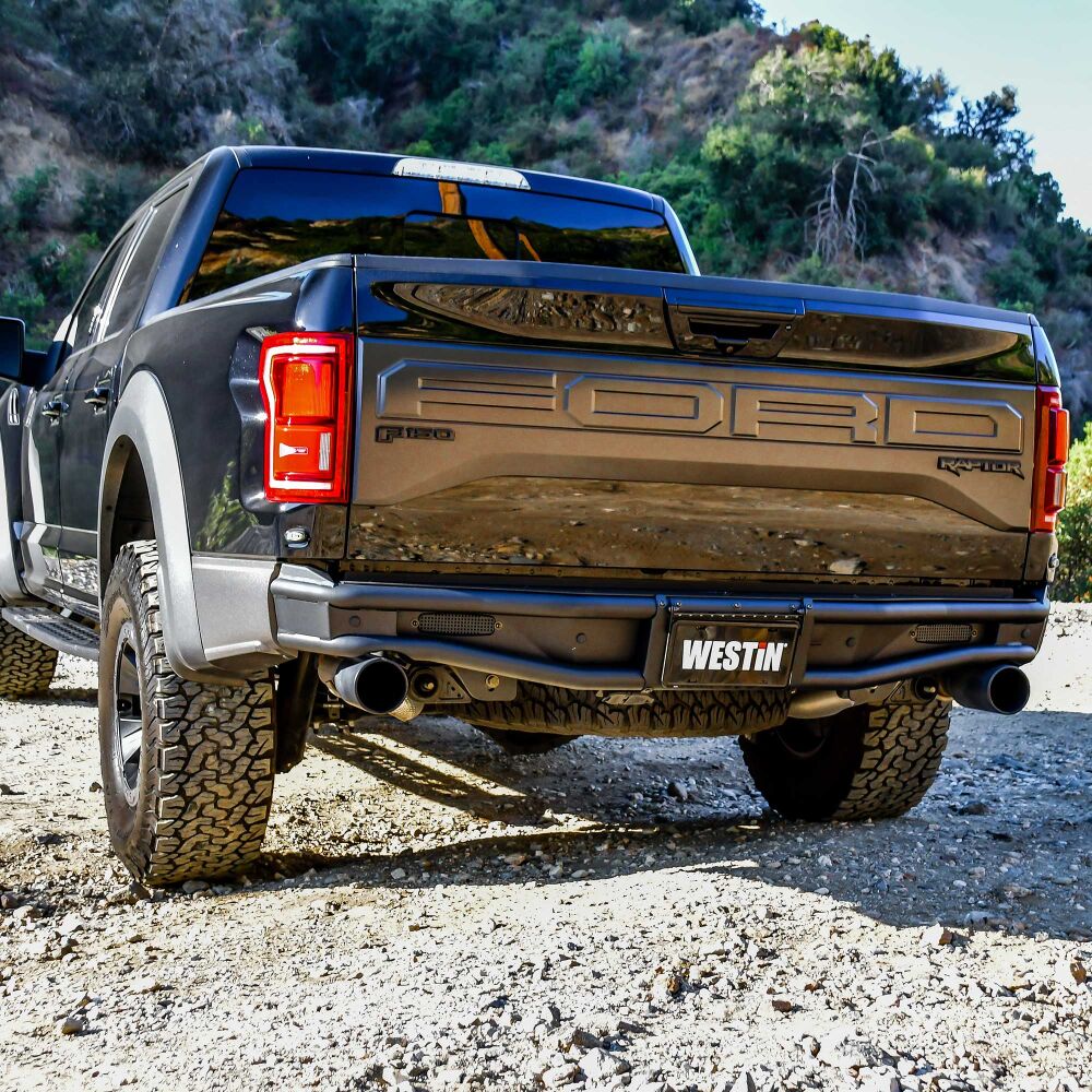Westin 58-82025 Ford F150 Raptor 2017-2020 Outlaw Rear Bumper - BumperStock