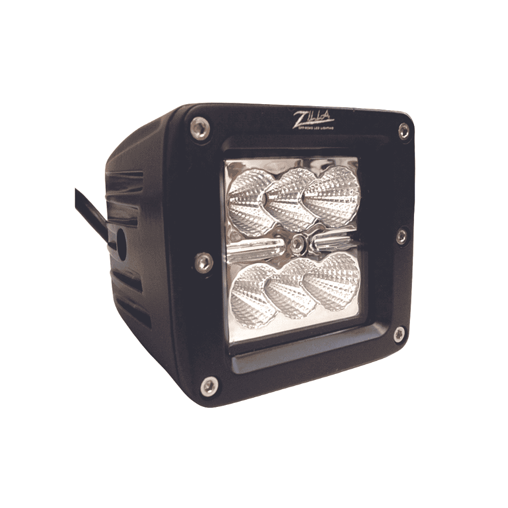 Zilla 3″ Cube LED Light Spot Beam - BumperStock