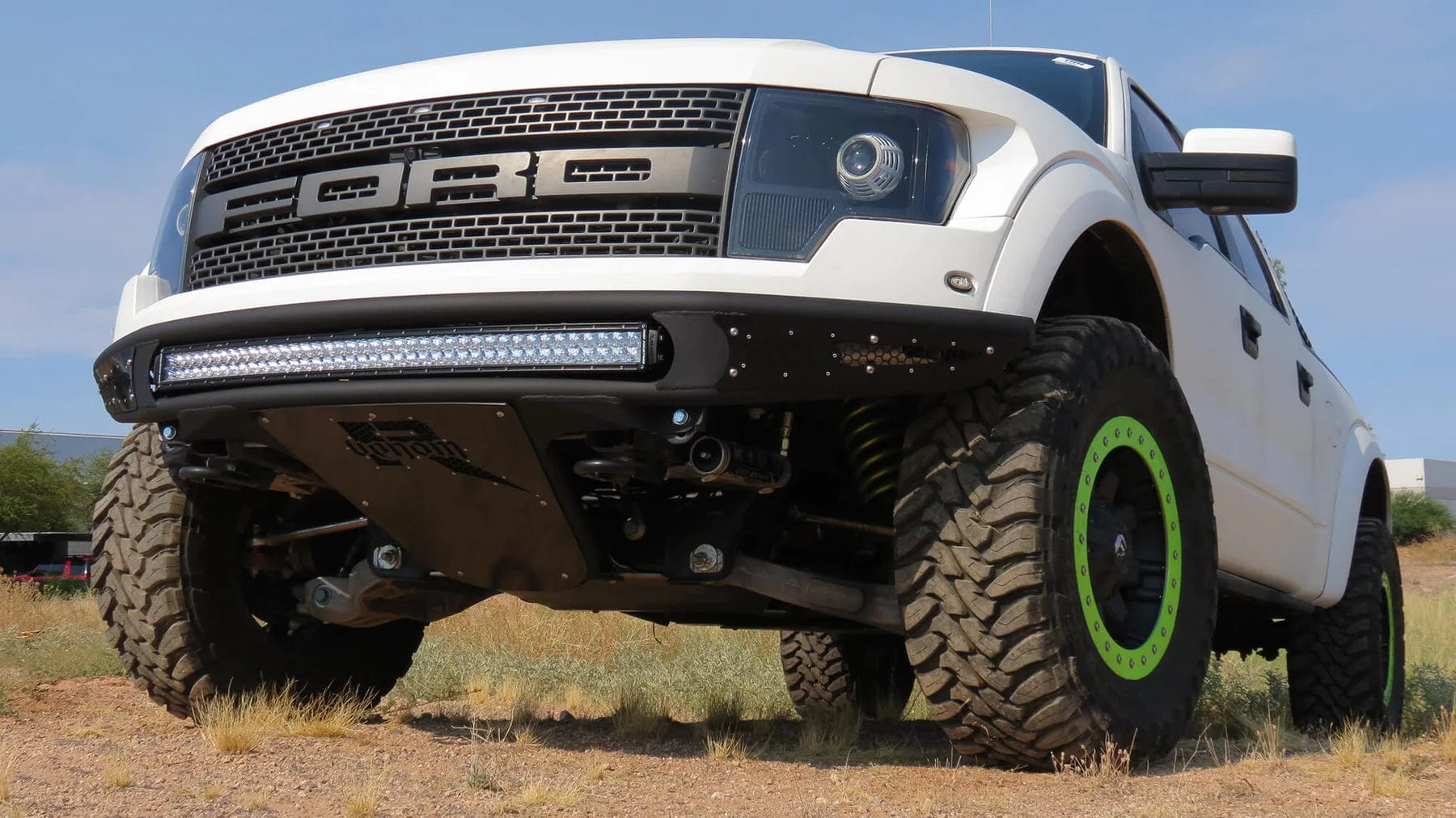 White Raptor R With Add Bumpaer ADD F012472990103 2010-2014 Ford Raptor Front Bumper. Reviews, photos ...