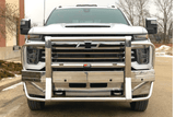 Ali Arc Aluminum Chevy Silverado 2500/3500 2020-2023 Front Bumper With Rake and Sensor CHR195S-BumperStock