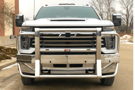 Ali Arc Aluminum Chevy Silverado 2500/3500 2020-2023 Front Bumper With Rake and Sensor CHR195S-BumperStock
