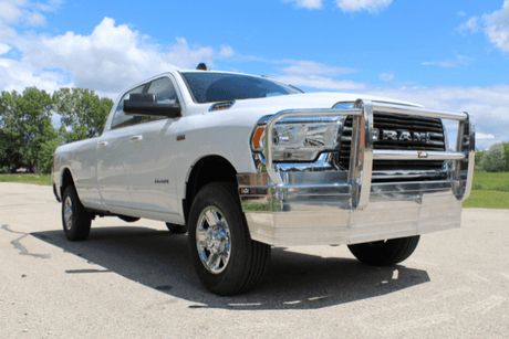 Ali Arc Aluminum Dodge Ram 2500/3500 2019-2023 Front Bumper With Light Tab Standard and Sensor DGB101LS-BumperStock