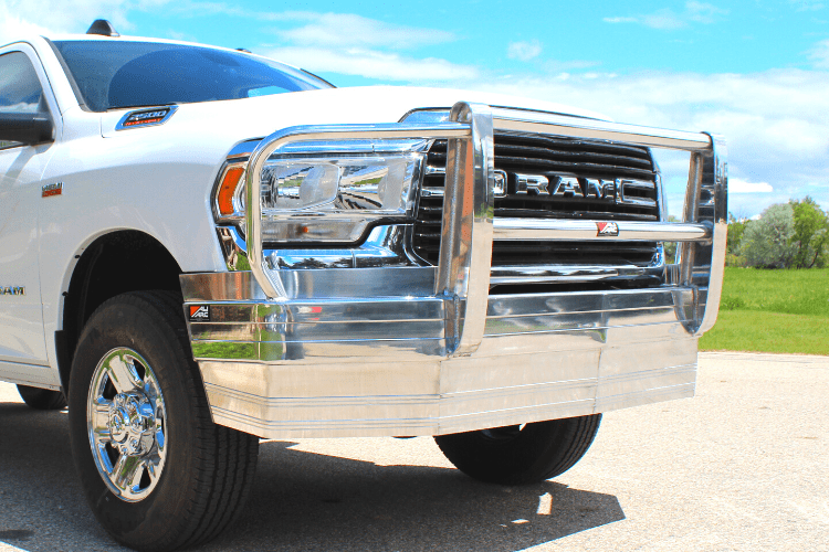 Ali Arc Aluminum Dodge Ram 2500/3500 2019-2023 Front Bumper With Light Tab Standard DGB101L-BumperStock