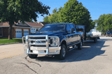 Ali Arc Aluminum Ford F250/F350 Superduty 2017-2022 Front Bumper With Rake FDR2791 (Halogen Cut outs)-BumperStock