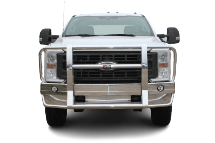 Ali Arc Aluminum Ford F250/F350 Superduty 2023 Front Bumper FDR2801 with Foglights Cutout-BumperStock