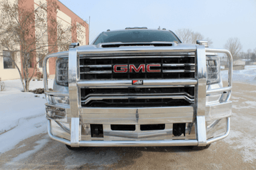 Ali Arc Aluminum GMC Sierra 2500/3500 2020-2023 Front Bumper With Rake Sensors GMR195S-BumperStock