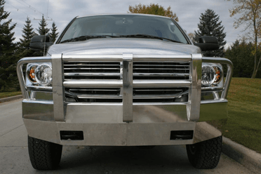 Ali Arc Sentinel Dodge Ram 4500/5500 (No Classic) 2019-2023 Front Bumper DGH102LS with Lights Cutouts & Sensor Ready-BumperStock