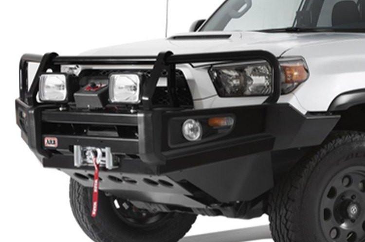 ARB 3421520 Toyota 4 Runner 2010-2013 Deluxe Front Bumper Winch Ready with Grille Guard, Black Powder Coat Finish-BumperStock