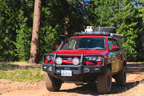 ARB 3421570K Toyota 4 Runner 2014-2021 Summit Bar Front Bumper Winch Ready with Grille Guard Powder Coat Finish-BumperStock