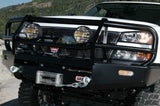 ARB 3462020 Chevy Silverado 1500 2003-2006 Deluxe Front Bumper Winch Ready with Grille Guard, Black Powder Coat Finish-BumperStock