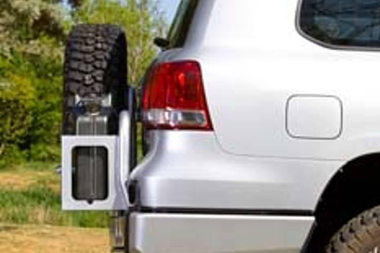 ARB 5615010 Toyota Land Cruiser 2007-2015 Modular Rear Bumper 200 Series Satin Black Powder Coat Finish-BumperStock