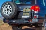 ARB 5615010 Toyota Land Cruiser 2007-2015 Modular Rear Bumper 200 Series Satin Black Powder Coat Finish-BumperStock